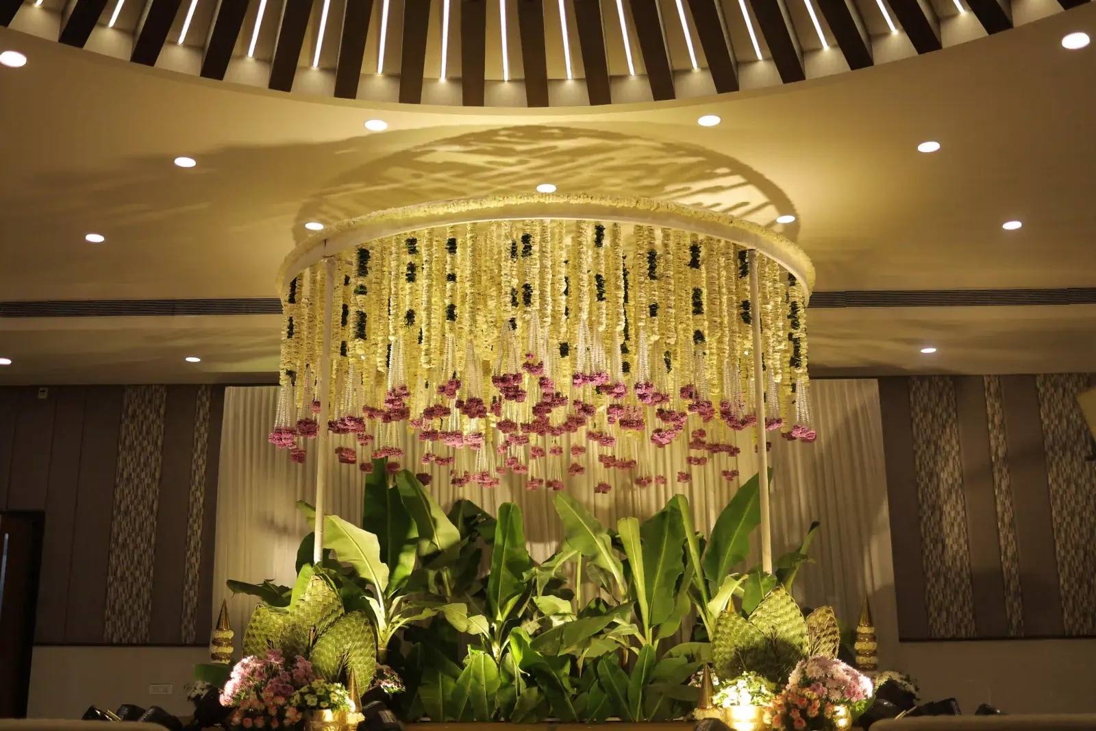 Elegant floral wedding decor by Event Mela